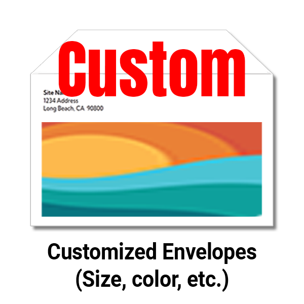 Custom Envelopes (Size, color, etc).