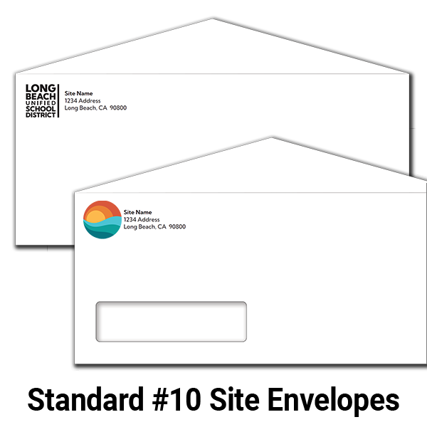 Standard Black & White LBUSD Envelopes